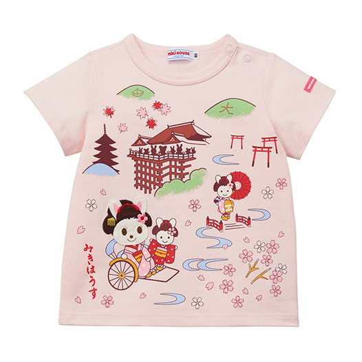 一度着用！ミキハウス50周年　Japan Tシャツ
